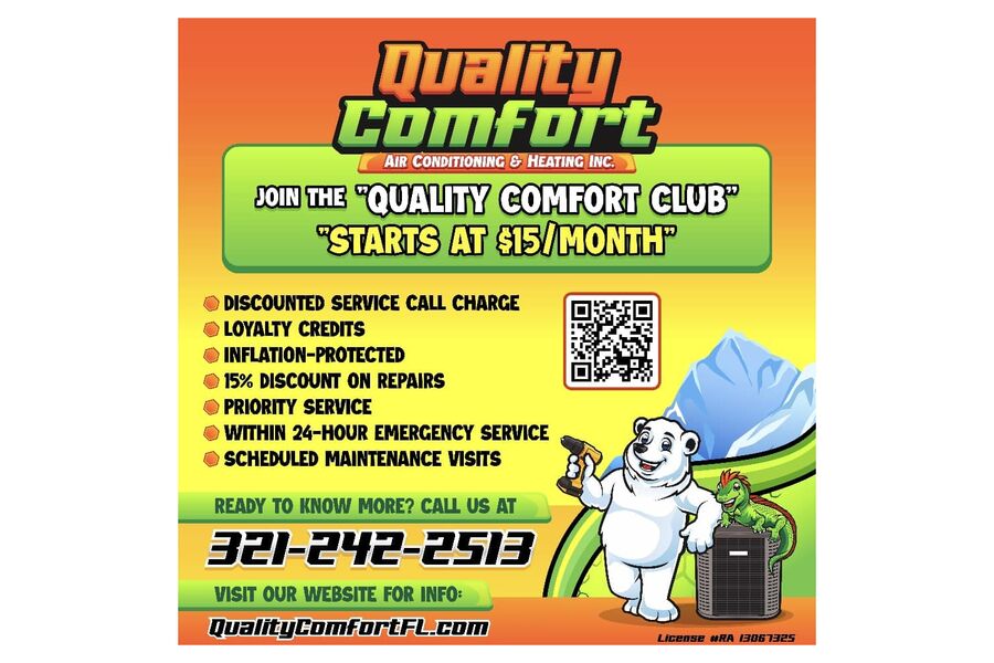 Quality Comfort Air Conditioning And Heating Inc. Service Agreem