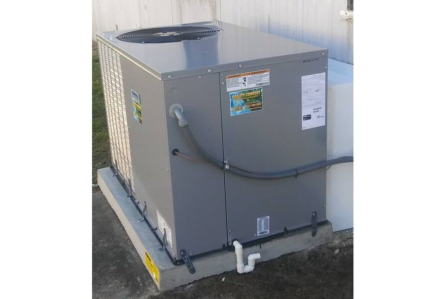 Quality Comfort Air Package Unit 1 Located In Barefoot Bay, Flor