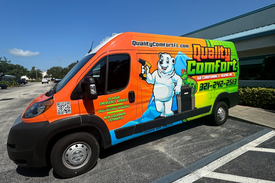 Quality Comfort Air Conditioning Heating Service Van Ac Repair Installation Palm Bay Melbourne Viera Florida 624dffbe 8b5b 4370 9a79 8bec56cb837d