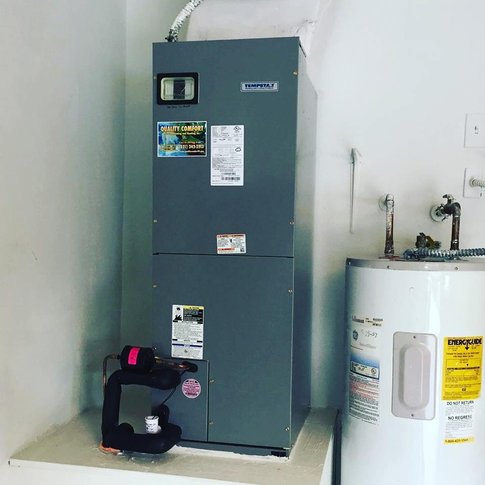 Quality Comfort Air Conditioning And Heating Inc., Tempstar New Air